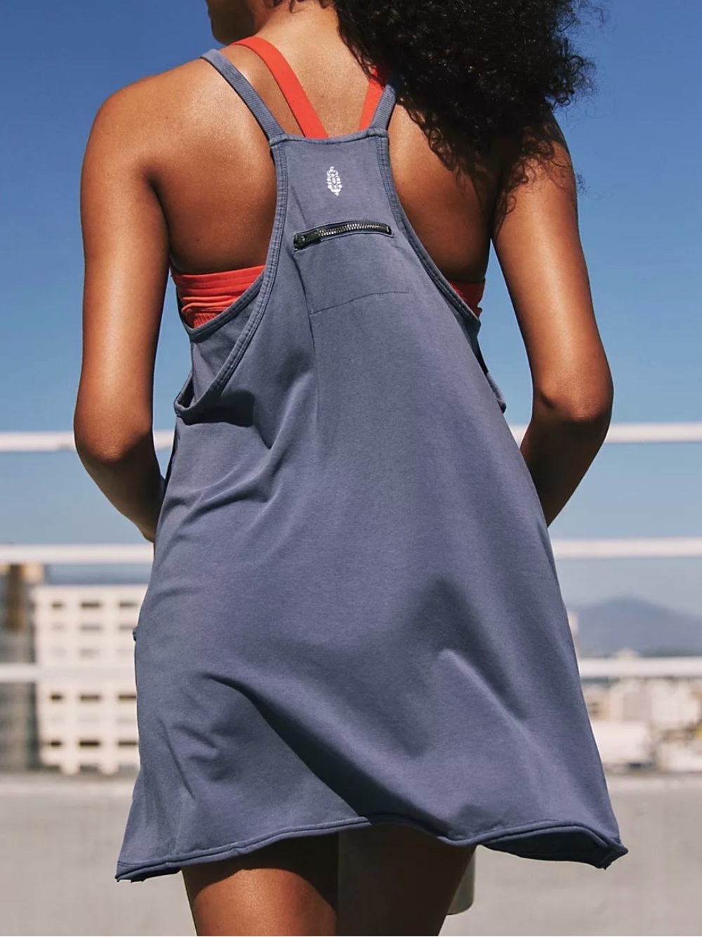 FP Movement Hot Shot Mini Dress | Blue Indigo - Picture 2 of 9